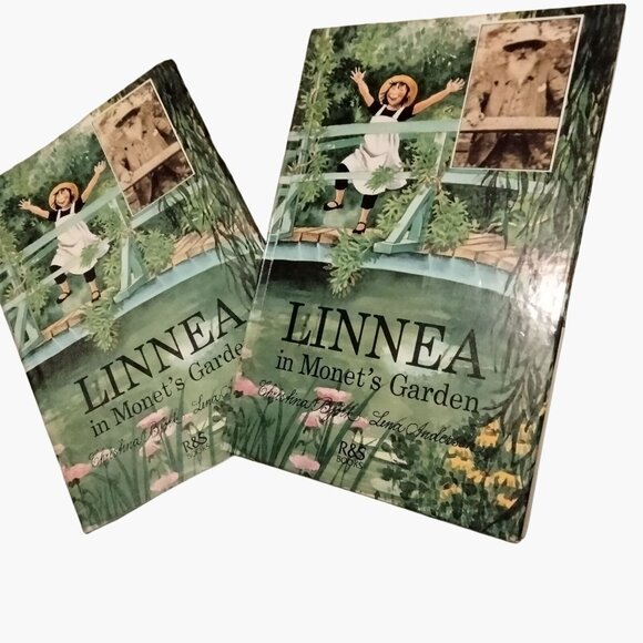 Linnea in Monets Garden Anderson Bjork Hardcover Dust Jacket - Picture 2 of 9